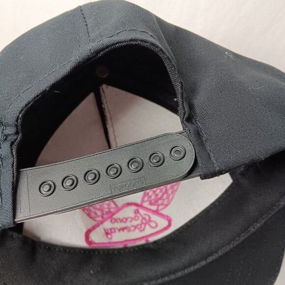 Pocono Raceway 3 Stripe Cap Hat Black Neon Pink Green Canvas Racing Race Vintage - Picture 11 of 13